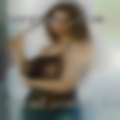 Naked woman touching there